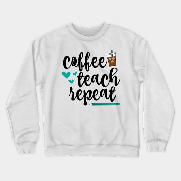 teach Crewneck Sweatshirt by stickersbycare